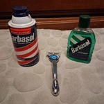 Nos Barbasol Shaving Cream Gillette Fusion And Brisk After Shave New. Price: $32.95.