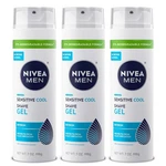 Nivea Men Sensitive Cool Shave Gel For Skin, Alcohol Free Shaving New. Price: $47.99.