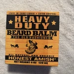 Honest Amish Beard Balm 4 Ounce Tin Big Natural And Organic Conditioner Nib New. Price: $18.00.