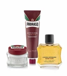 3PC Proraso Sandalwood Pre-shave Shaving Cream Tube & Aftershave Lotion Gift Set New. Price: $44.99.