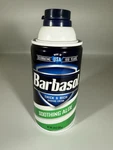 Barbasol Beard Buster Thick & Rich Shaving Cream Soothing Aloe 10 Oz. New. Price: $14.95.