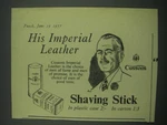 1957 Cussons Shaving Stick Ad - His Imperial Leather Used. Price: $17.99.