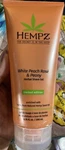 Hempz Unisex Herbal Shave Gel White Peach Rose Ltd Edition Full Size New!. Price: $35.00.