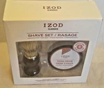 Izod Classics Shave Set - Brush And Cream New. Price: $14.99.