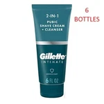 6-PACK Gillette Intimate 2 Pubic Shave Cream 177 Ml New. Price: $14.47.