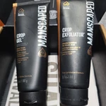 New 2 Pack Manscaped Crop Gel & Exfoliator 3.5 Oz Ea Shave + Exfoliate. Price: $16.99.