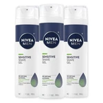 3-PACK Nivea Men Sensitive Shave Gel With Vitamin E, Soothing Chamomile 7 Oz New. Price: $17.99.