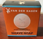 Van Der Hagen Unscented Shave Soap 3.5OZ Hypo-allergenic Shea New. Price: $5.99.