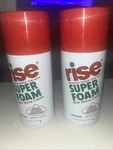 2 Cans Rise Super Foam Rich Shave Cream 11 Oz New Old Stock. Price: $7.90.