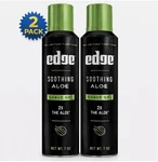 Edge Soothing Aloe Shave Gel 7OZ For Men Moisturizing Smooth (pack 2) New. Price: $22.99.