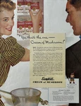 Campbells Cream Of Mushroom Soup Chicken Ala King Vintage Print Ad 1940 Used. Price: $8.99.