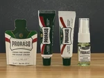 4PC Proraso Shaving Kit Set Air Travel Size Balm Tube Aftershave Lotion New. Price: $23.99.