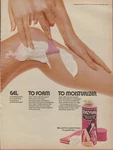 1972 Crazylegs Shaving Gel - 3 Hands Shave Razor Cream Print Ad Photo Used. Price: $10.79.