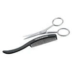 Tweezerman G.e.a.r. Moustache Scissors And Comb, Black New. Price: $25.84.