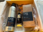 L'occitane Cade Men's 3 Piece Boxed Shaving Set - Gel, Renergizing Fluid & Balm New. Price: $39.99.