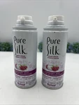 2 Pure Silk Shave Cream With Aloe, Raspberry Mist, 5 Oz New. Price: $12.99.