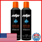 Edge Shaving Gel For Men, 9.5OZ, 2PK W/ Aloe - Sensitive Skin Shave Cream New. Price: $13.71.