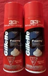 2 Pack Gillette Foamy Regular Original Shave 33% Bonus 418G Cans New. Price: $29.99.
