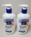 Kiss My Face Moisture Shave Lavender Shea 11 Fl Oz Lot Of 2 Vegan Gel New. Price: $14.99.