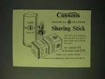 1955 Cussons Imperial Leather Shaving Stick Ad Used. Price: $17.99.