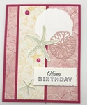 Stampin Up! Sand Dollar Sentiment Variety Card Kit-set Of 5, Embossed, Starfish New. Price: $8.95.