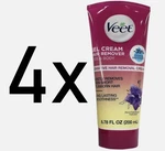 Lot Of 4 Veet Gel Hair Remover Cream, Sensitive Formula, 6.78 Ounce New. Price: $30.00.