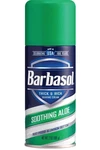 Barbasol Thick & Rich Soothing Aloe Shaving Cream, Rust-proof 7OZ New. Price: $10.99.