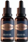 2 Pack - King C. Gillette Beard Oil For Men Argan Moisturize And Soften New. Price: $12.49.