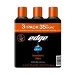 Edge Sensitive Skin Shaving Gel For Men, 9.5 Oz., 3 Pk. Free Shipping Usa New. Price: $22.99.