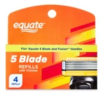 2 Pack Equate 5 Blade Refills With Trimmer, Each 4 Ct Same Day Shipping! New. Price: $34.99.