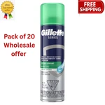 Gillette Series 3X Sensitive Shave Gel, Hydrates, Protects ,7 Ounce (pack Of 20) New. Price: $57.95.