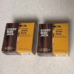 2 Every Man Jack Sandalwood Beard Balm Styles & Nourishes Oz Lot New. Price: $15.00.