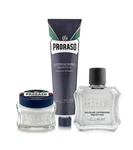 Proraso Shaving Cream, Aloe Vera & Vitamin E, Tube Pre After Shave Balm- Blue New. Price: $39.99.