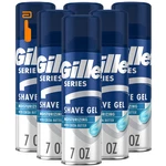 Gillette Series 3X Moisturizing Shave Gel, 7 Ounce (pack Of 6), Blue-white New. Price: $38.49.
