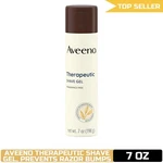 Aveeno Therapeutic Shave Gel With Oat & Vitamin E, Prevents Razor Bumps, Smooth New. Price: $13.41.