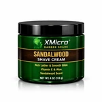 Xmicro Barber Grade Sandalwood Shave Cream Vitamin Aloe Fights Irritation New. Price: $10.99.