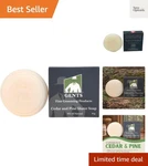 Gents Men Shave Soap, 97% Natural Cedar Pine Scent, Rich Lather Wet Shaving... New. Price: $15.99.