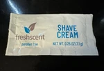 (100) Shave Cream .25 Oz Packets Fresh Scent Wholesale Lot Hotel, Travel Size New. Price: $20.00.