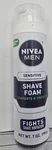 Nivea Men Sensitive Shave Foam Shaving Cream 7 Oz New. Price: $5.84.