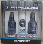 Shave Set Rods Royal 3 Step Treatment Airline Compliant No Animal Testing Nib New. Price: $15.00.