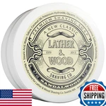 Lather & Sandalwood Tallow Shaving Soap Cream - Luxury Wet Shave 4.6OZ New. Price: $32.38.