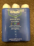 Gillette Sensitive Plus Shave Gel, Island Breeze W/vitamin C +aloe 7OZ (3 Pk) New. Price: $18.99.