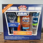 Gillette Fusion Proglide Performance Pack Razor Shave Gel Body Wash Gift Set New. Price: $15.17.