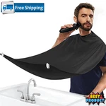 Men's Beard Bib Apron Cape Facial Hair Shaving Care Shave Catcher New. Price: $6.95.