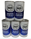 5 Softsheen Carson Magic Razorless Shaving Powder Regular Strength Oz Blue Can New. Price: $69.95.