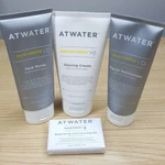 Water Mens Skincare 4 Pc Set Face Scrub Moisturizer Shaving Cream Cleansing New. Price: $39.88.