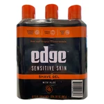 Edge Sensitive Skin Shaving Gel With Aloe For Men, 9.5OZ, 3PK New. Price: $17.31.