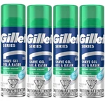Gillette Series Sensitive Shave Gel 7OZ 4 Pack Aloe Vera Soothing Formula New. Price: $12.90.