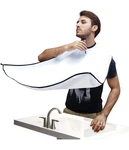 Beard Bib Apron, Hair Catcher For Shaving And Trimming, Non-stick-white New. Price: $8.00.